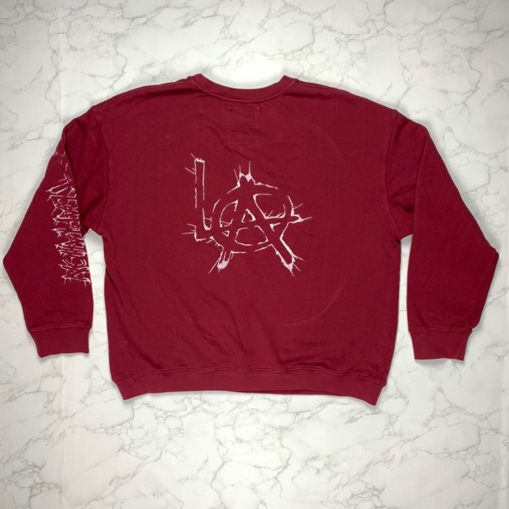 Adaptation “LA” Crewneck Hoodie Sz L